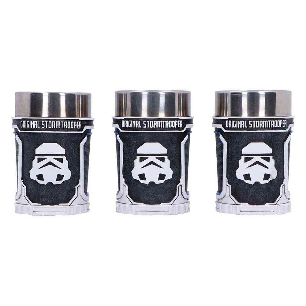 Nemesis Now Star Wars - Stormtrooper (Set of 3) Verre à liqueur - Multicolore